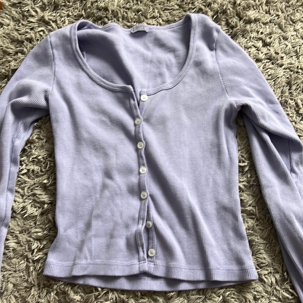 Purple, button up long sleeve from pacsun!